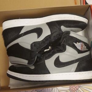 Nike Black and Gray Athletic Shoes